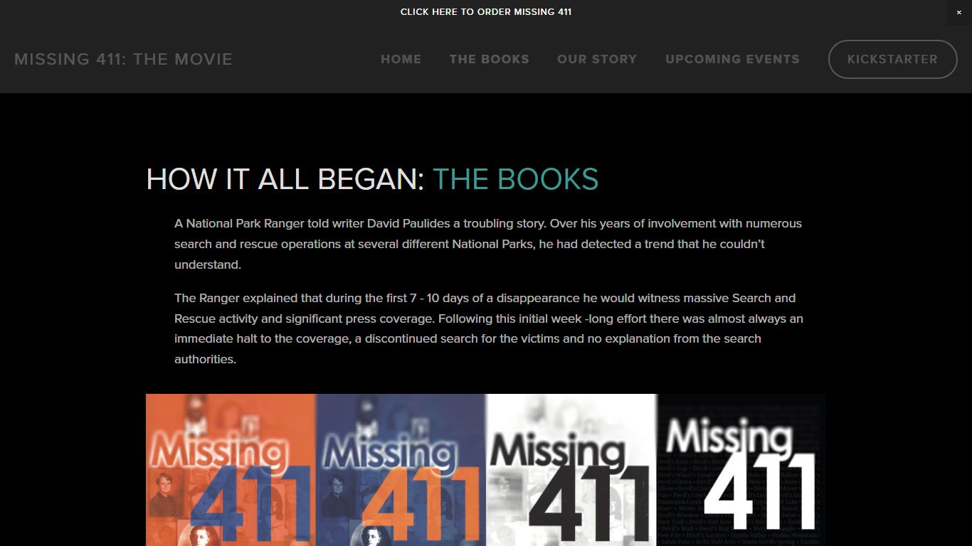 The Books — Missing 411: The Movie